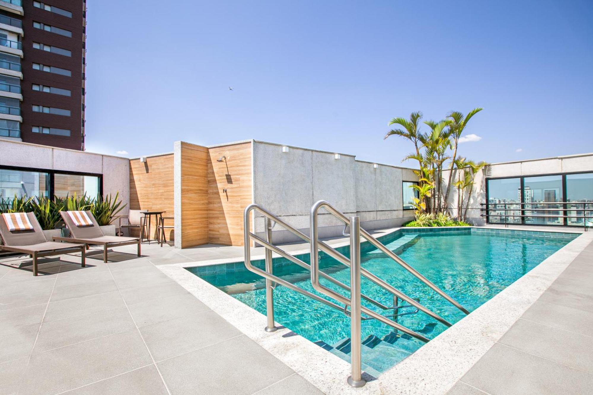 Melia Jardim Europa Hotell São Paulo Exteriör bild Rooftop pool