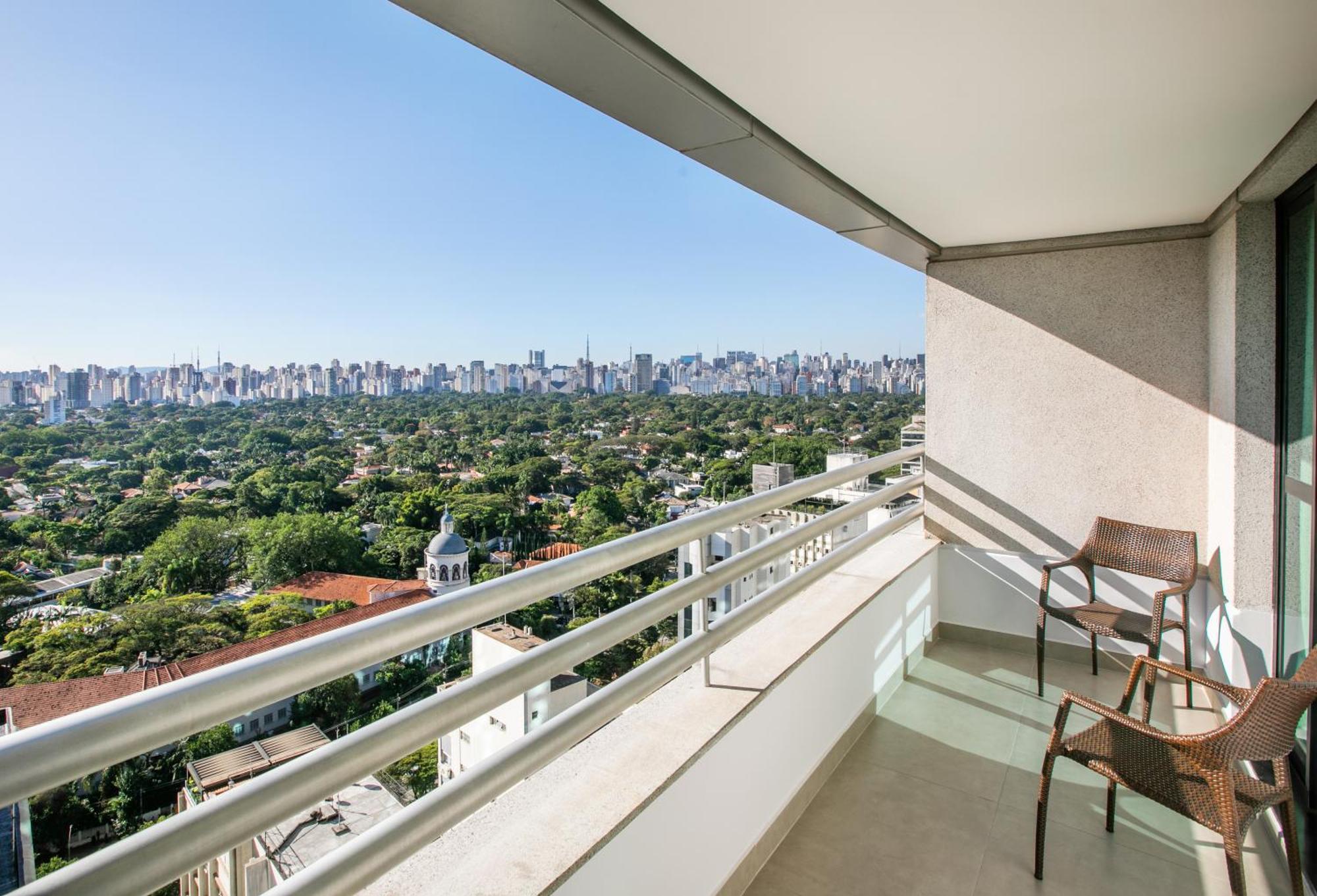 Melia Jardim Europa Hotell São Paulo Exteriör bild View from a balcony